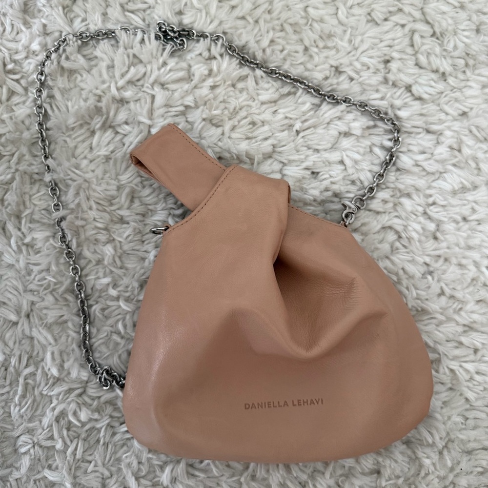 Daniela Lehavi leather. Practically brand new. $225 Nude Leather Crossbod Bag